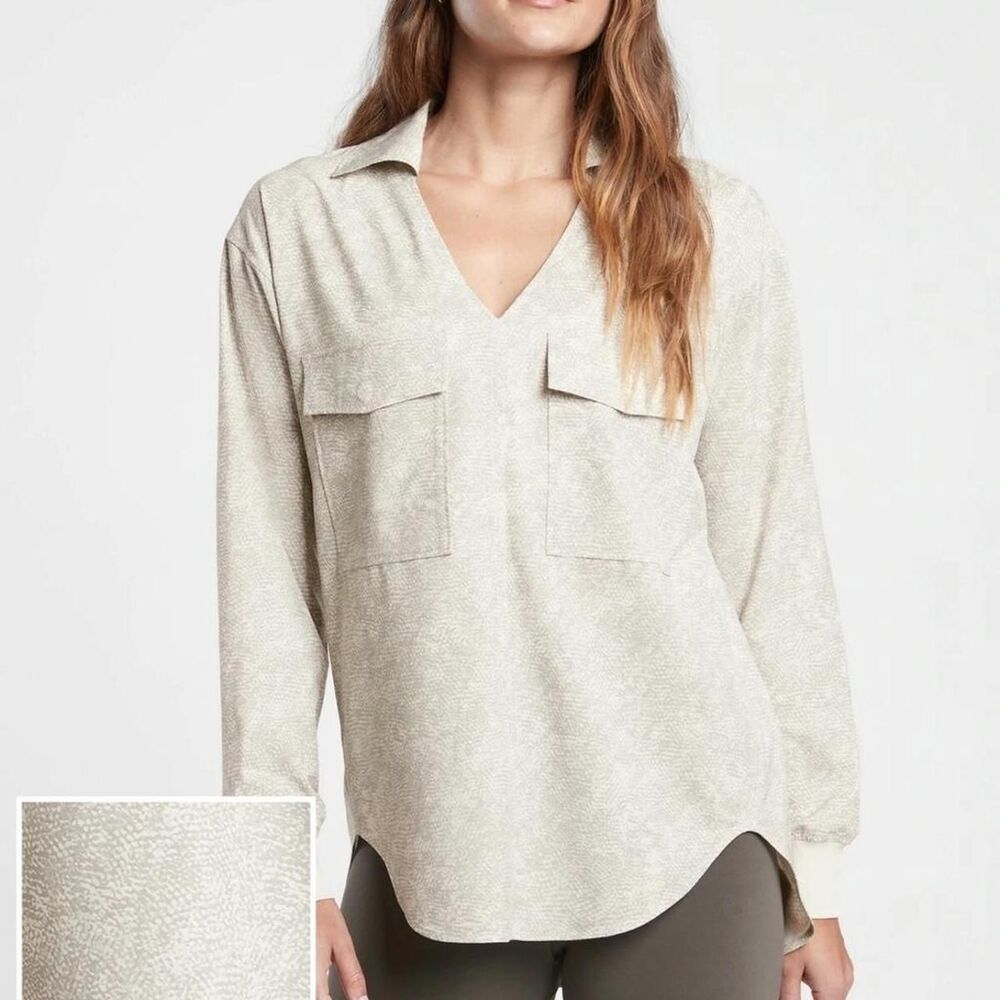 Athleta Zuma Grey Women's Top